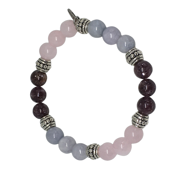 Alzheimer's and Dementia Support Healing Crystal Gemstone Bracelet H