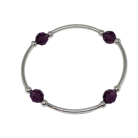 Blessing-Bracelet-Birthstone-February-Amethyst-Swarovski-Crystal-8mm-byCALA-Designs-Australia