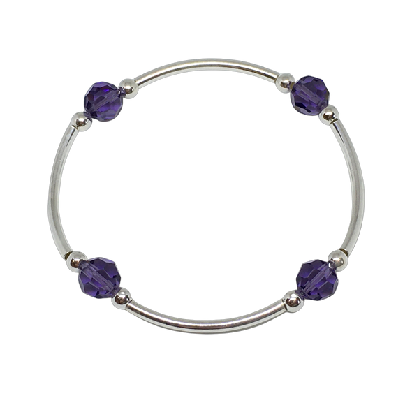 Tanzanite deals crystal bracelet