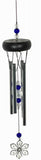 Glitzie Bead Wind Chime - Metal Tubes - Feng Shui - Home Décor - 35cm