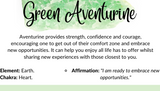 Green Aventurine Dolphin 50mm - Healing, Abundance and Growth - Crystal Healing - Gift Idea