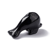 Black Obsidian Dolphin 50mm - Grounding, Protection and Healing - Crystal Healing - Gift Idea