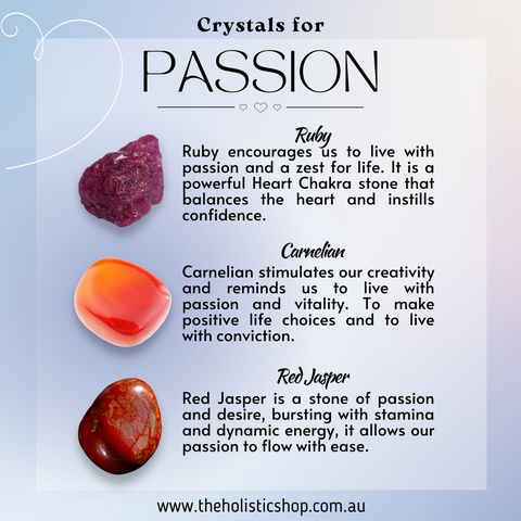 Crystals for PASSION - Crystal Healing