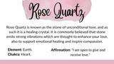 Count your Blessings - Gratitude Blessing Bracelet - Rose Quartz 10mm - Sterling Silver