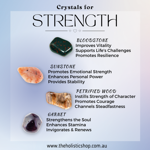 Crystals for STRENGTH - Crystal Healing