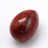 Red Jasper Gemstone Egg 50mm - Energy, Protection and Grounding - Easter Gift Idea