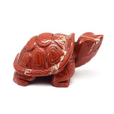 Red Jasper Gemstone Turtle  60mm - Endurance, Energy, Protection and Grounding