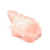Rose Quartz Gemstone Turtle Carving 40mm - Love, Friendship, Partnership - Crystal Healing - Valentines Day Gift Idea