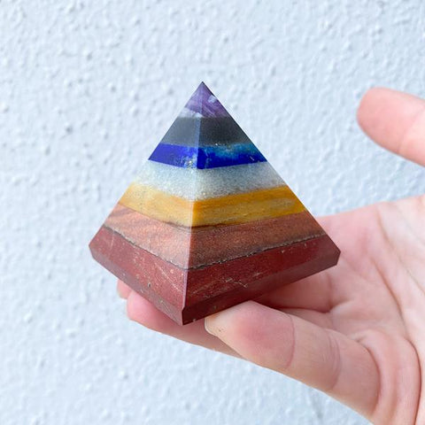 7 Chakra Pyramid 50mm