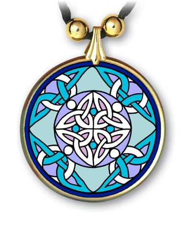 Celtic Angels Pendant - handcrafted