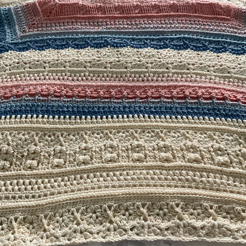 FOR Summertime Stunning Design Hand Crocheted Blanket - Throw - Afghan -  Gift Idea - Handmade by CALA Designs