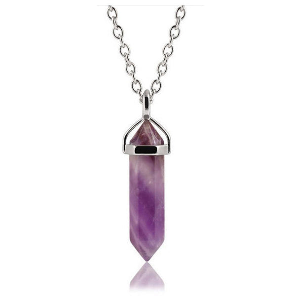 Crystal deals point necklace