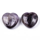 Amethyst Crystal Heart 30mm - Protection, Purification and Spirituality - Crystal Healing - February Birthstone
