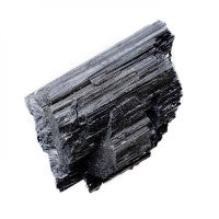 Black Tourmaline Rough SMALL - Luck, Healing, Protection and Grounding