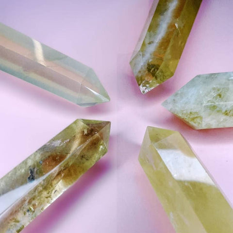 Citrine Tower Generator Obelisk - Point- Wand - Crystal Healing - Gift Idea
