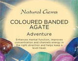 Mixed Agate Tumbled Stone - Adventure, Self Acceptance and Confidence