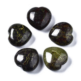 Dragon Blood Japser Heart 30mm - Fertility, Inner Wisdom, Courage and Grief Support - Healing Crystal - Gift Idea