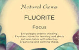 Rainbow Fluorite Tumbled Stone (A Grade) - Focus, Protection and Grounding