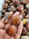Fire Agate Tumbled Stone MEDIUM - Shielding, Deflect Negativity and Increase Energy - Crystal Healing