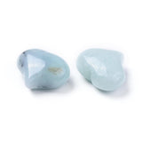 Flower Amazonite Heart (Small) 25mm - Crystal Healing