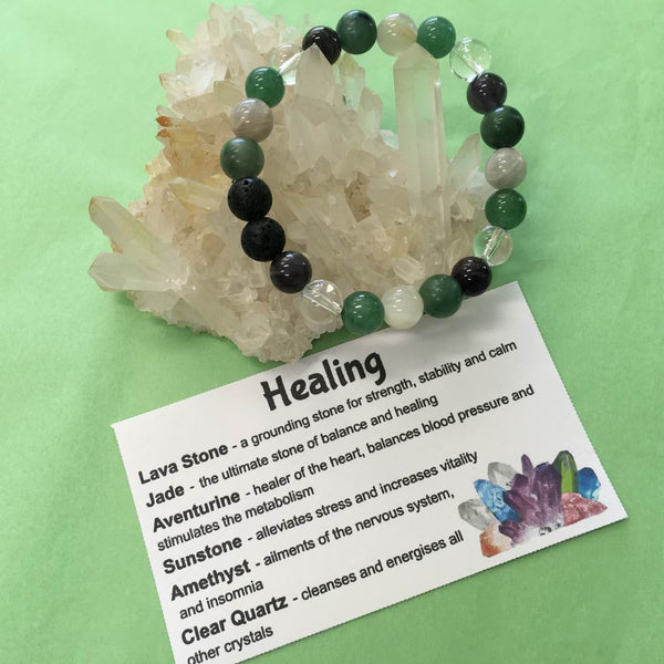 Lava stone discount healing bracelet