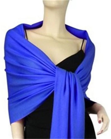 Chakra Pashmina (Indigo) Brow Third Eye - Scarf - Shawl - Cashmere Blend