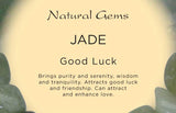 NEW Jade (Small) Tumbled Stone - Luck, Love, Money and Healing - Crystal Healing