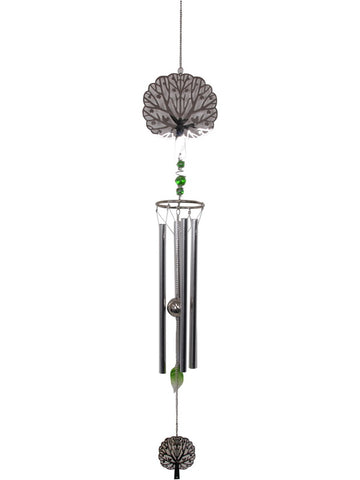 Tree of Life Wind Chime - Metal Tubes - Feng Shui - Home Decor - 120 cm
