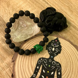 Kid's Little Elephant and Lava Stone Aromatherapy Diffuser Bracelet - Handcrafted