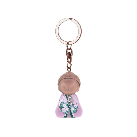 Little Buddha Figurine Keychain - Key Ring - Doing Good - LIMITED EDITION - GIFT IDEA