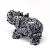 Labradorite (Brazil) Elephant 60mm - Transformation, Anxiety, Depression and Protection - Crystal Healing