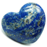 Lapis Lazuli Puff Crystal Heart - Stress, Communication, Intuition and Inner Power - Crystal Healing