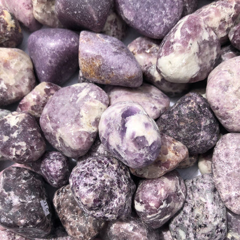 Lepidolite (Medium) Tumbled Stone - Balance, Awareness and Transition - Crystal Healing
