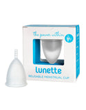 Lunette Menstrual Cup Clear - Model 2 - normal to heavy flow