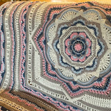 Stunning Design Blanket - Throw - Afghan - Crocheted - Handmade