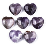 Amethyst Crystal Heart 30mm - Protection, Purification and Spirituality - Crystal Healing - February Birthstone