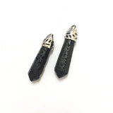 LAVA STONE Terminated Point Necklace