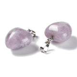 Lepidolite Puff Heart Pendant - Balance, Awareness and Transition - Healing Crystal - Gift Idea