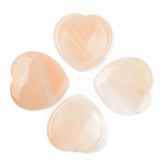 Pink Aventurine Heart Shaped Thumb Worry Stone 40mm - Happiness, Prosperity, Compassion and Love - Healing Crystal - Gift Idea