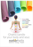 7 Chakra Body Candles - Pack 7 - Organic - Naturhelix Australia