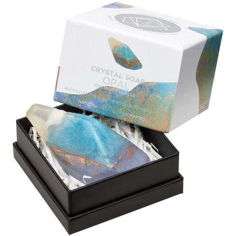 OPAL Crystal Inspired Soap - Gift Boxed - Coconut and Vanilla