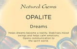 Opalite Tumbled Stone MEDIUM - Dreams, Communication and Transition - Crystal Healing