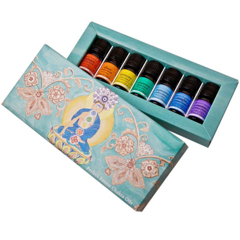 Chakra Essential Oils Gift Set - Perfect Potion - Cruelty FREE - Gift Idea