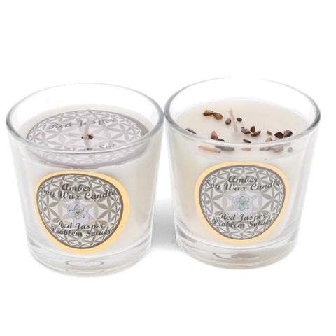 PROBLEM SOLVER Crystal Scented Votive Candle - Tiger Eye and Amber