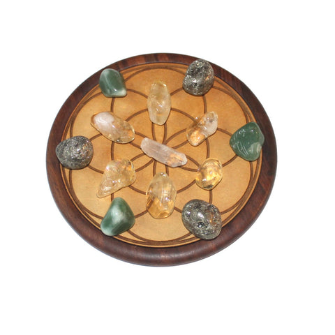 Prosperity Crystal Grid - Sacred Geometry - Crystal Healing - Gift Idea