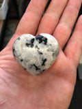 Rainbow Moonstone Crystal Gemstone Heart 50mm - Crystal Healing - Gift Idea