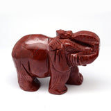 Red Jasper Elephant Carving Medium 60mm - Energy, Protection and Healing - Crystal Healing - Gift Idea