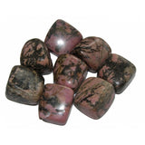 Rhodonite Tumbled Stone MEDIUM - Love of Self/Others, Vitality and Support - Crystal Healing