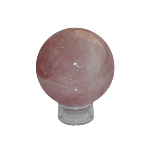 Rose Quartz Sphere - Love, Friendship and Partnership - Crystal Healing - Valentine's Day Gift Idea