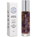 SLEEP AMETHYST Pure Essential Oil Roller Bottle Blend 10ml - 24k Gold - Valentines Day Gift Idea